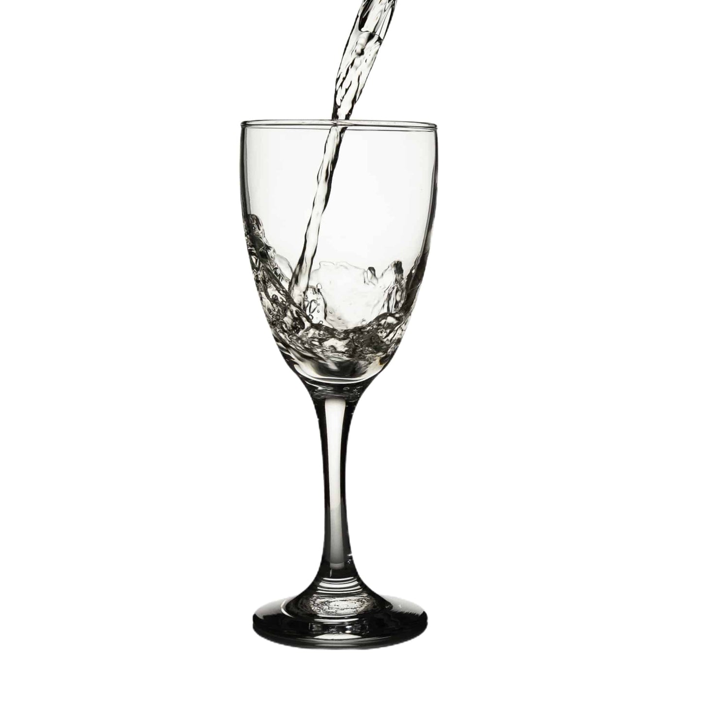 Set of 6 glasses of 280 ml with glass feet, Cesiro