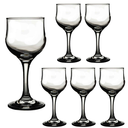 Set of 6 wine glasses from the 185 ml bottle, Cesiro