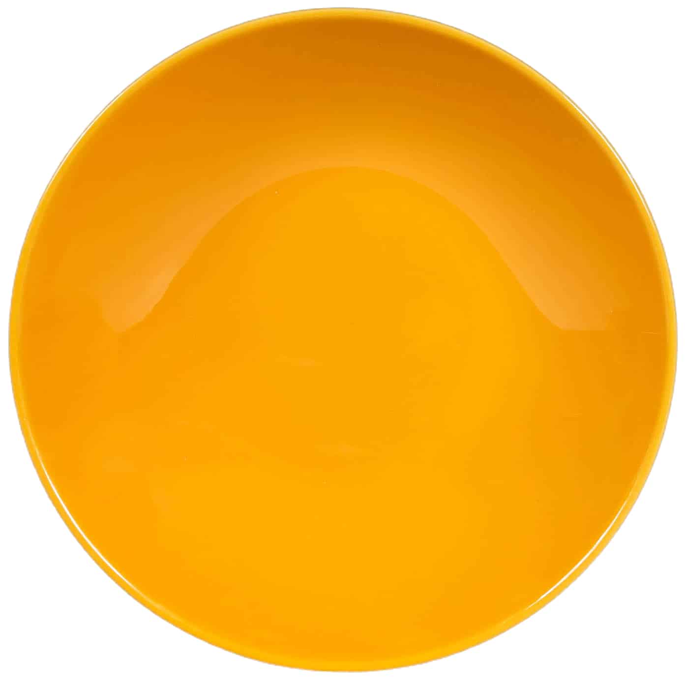 Juego de 4 platos hondos Rumen Amarillo, 21 cm