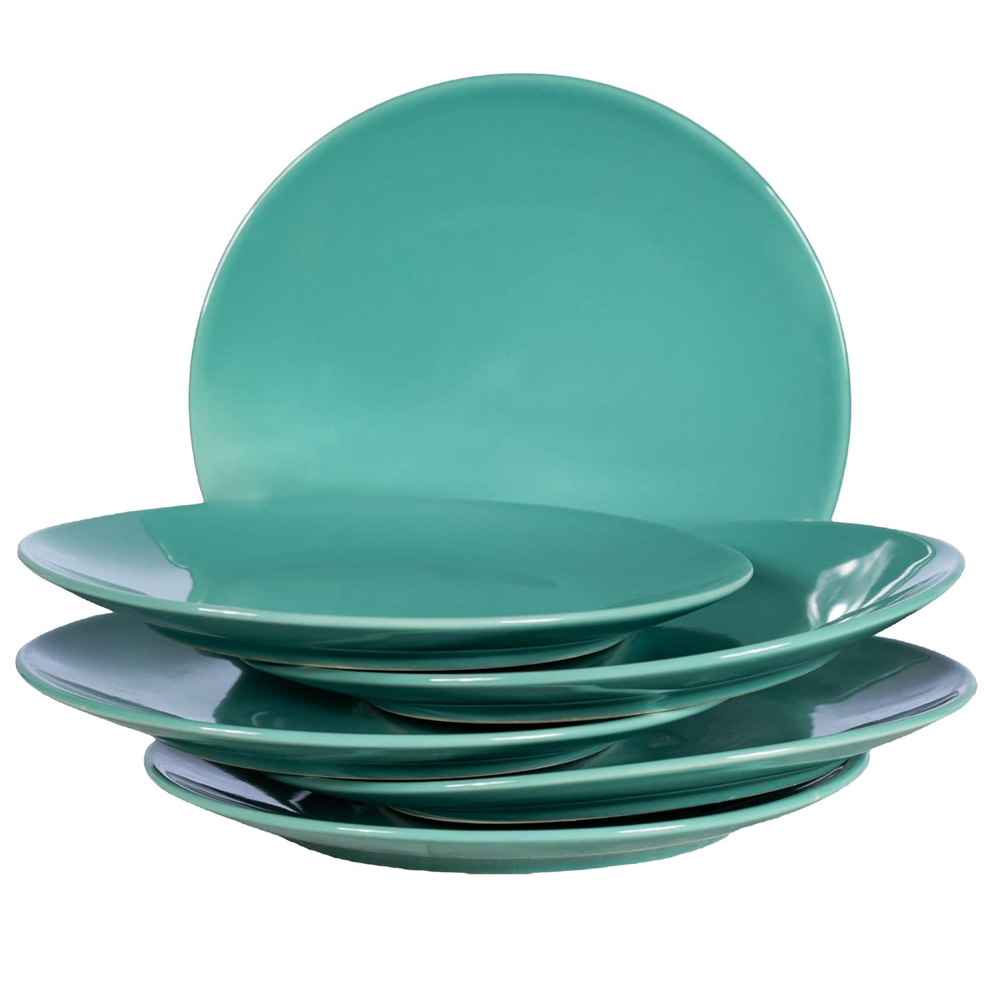 Set of 6 dessert plates 20 cm Turquoise Lagoon