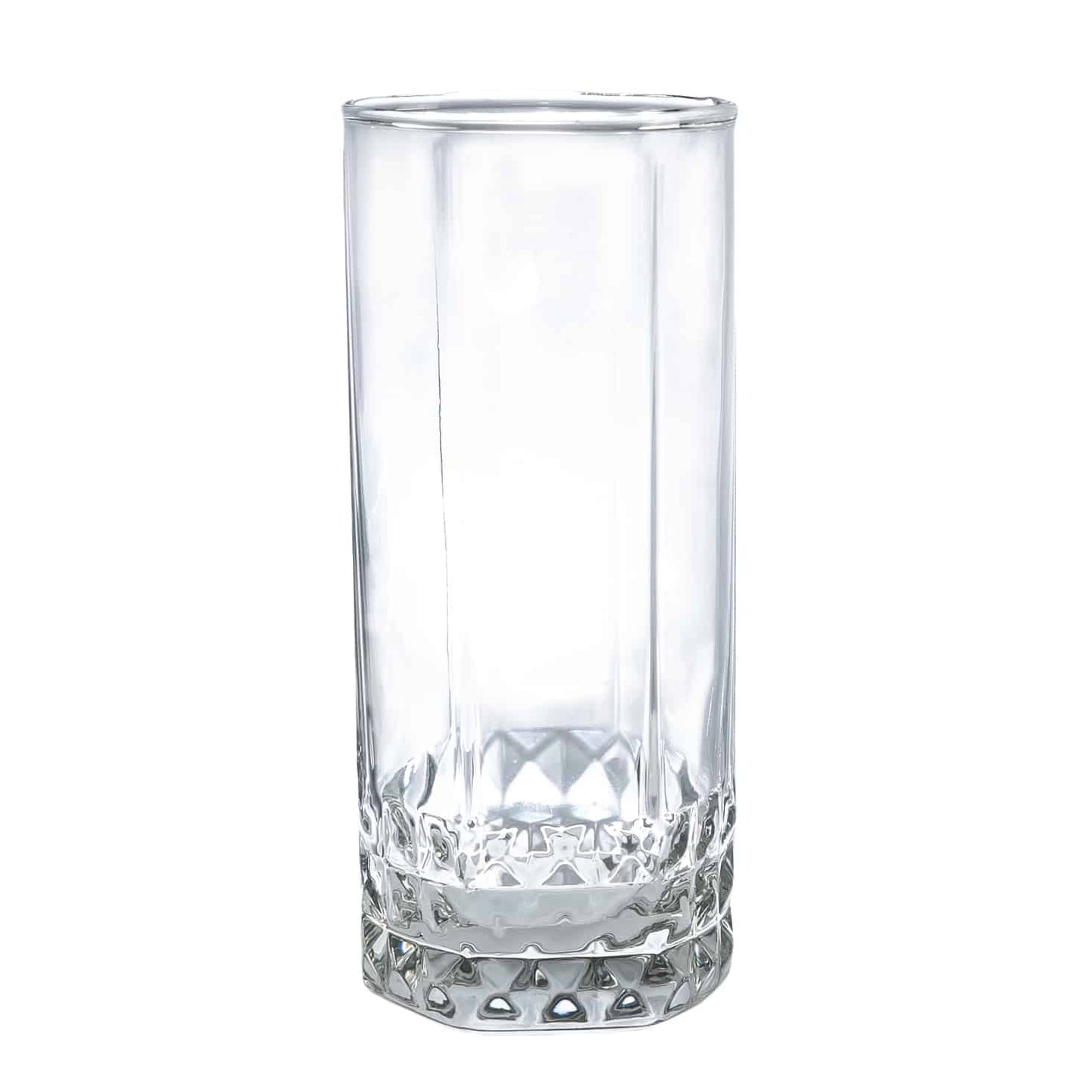 Set of 6 tall 265 ml glass glasses, Cesiro