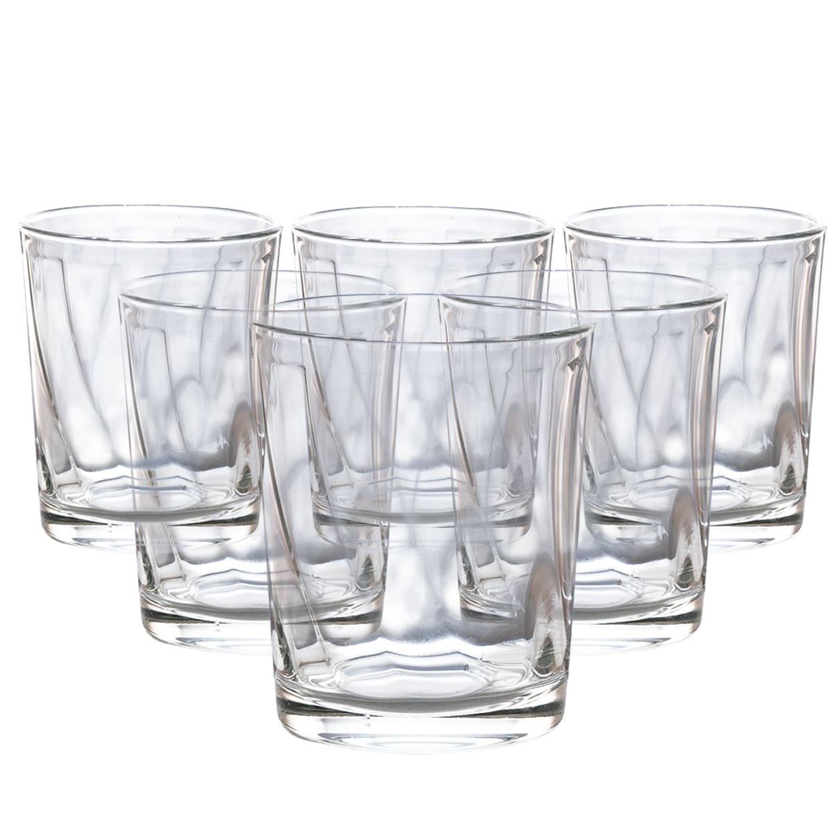 Set of 6 glass glasses with a 155 ml model, Cesiro