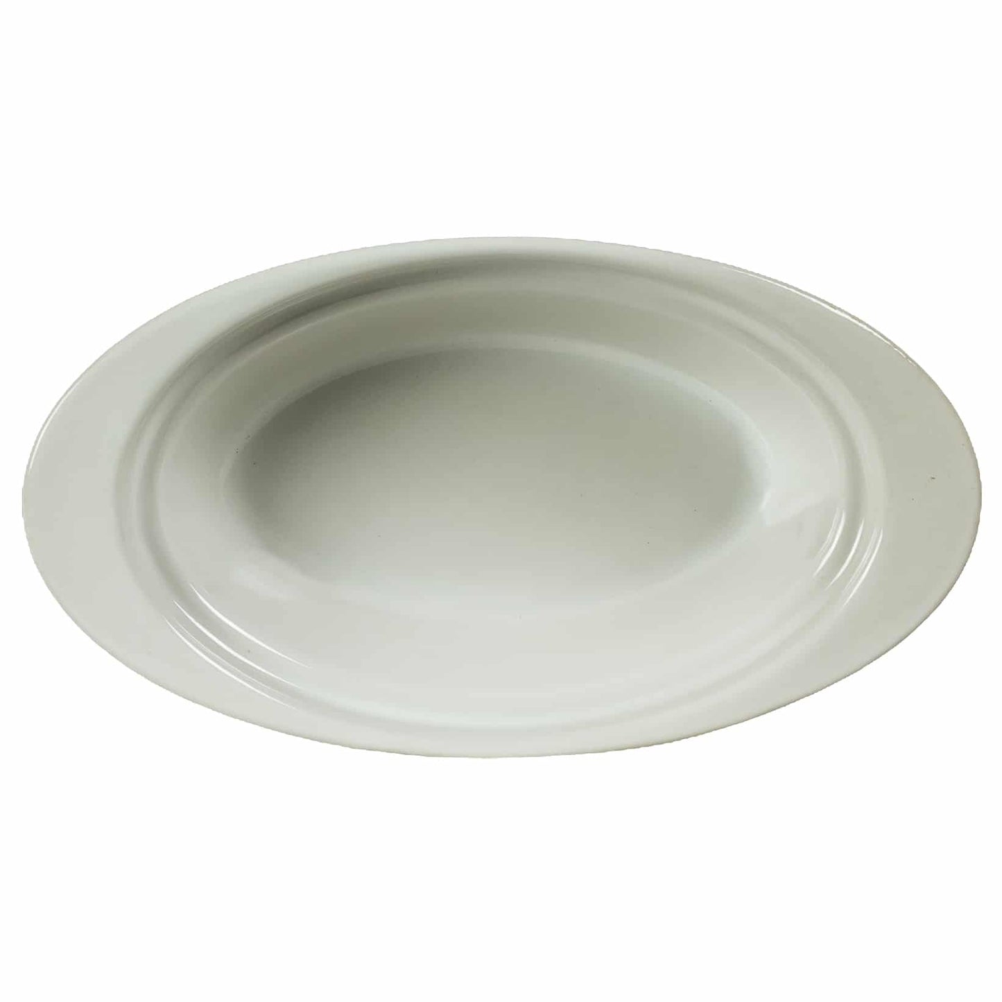 Heat-resistant bowl 21.5 X 12 X 5 cm White