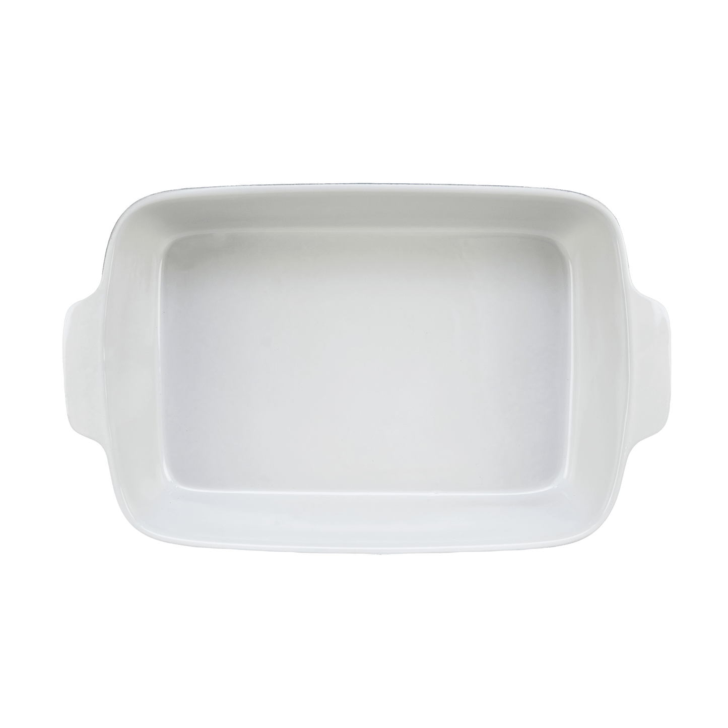 Heat-resistant bowl 39.5 x 23.5 x 7.5 cm, White/Blue