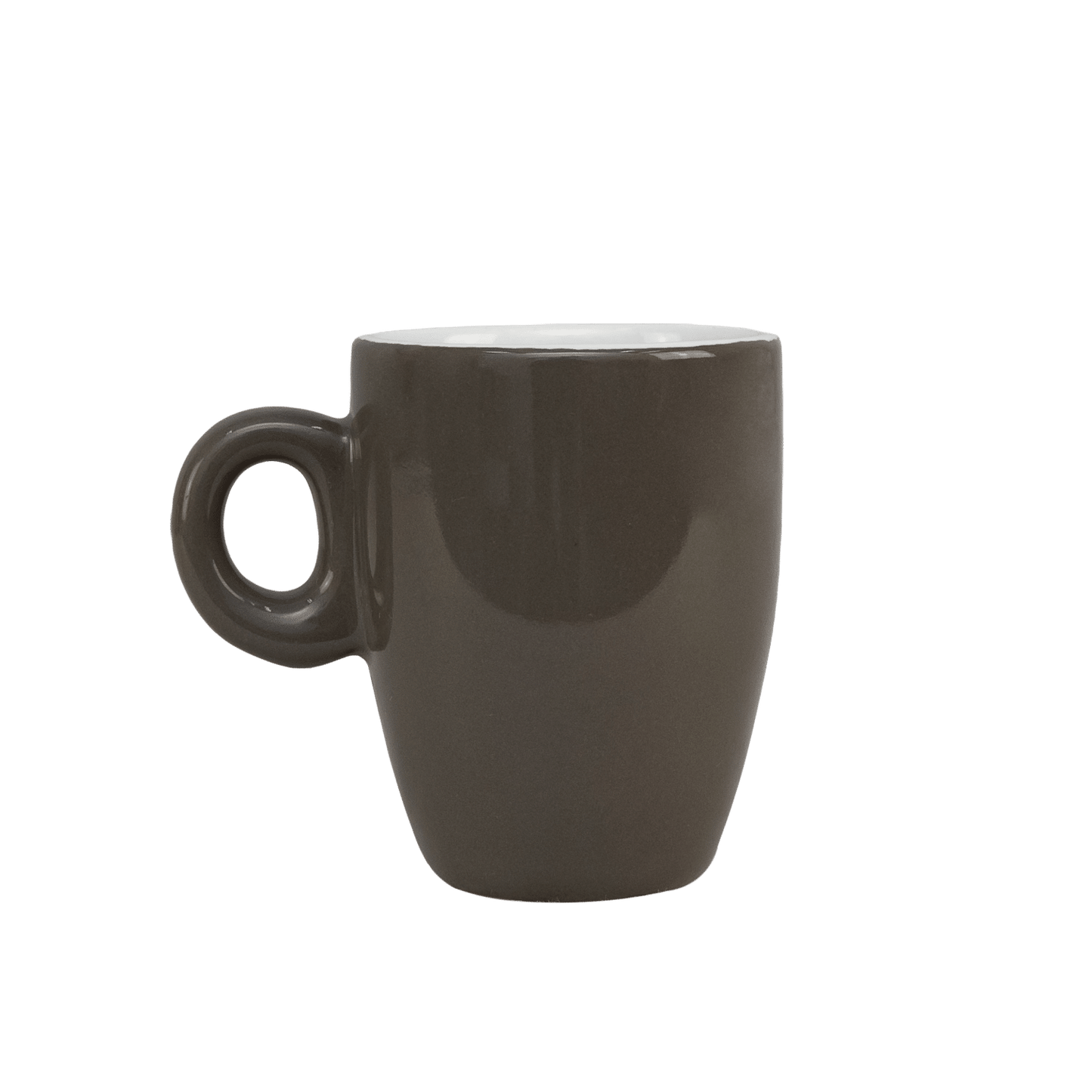 Ceasca expresso 90 ml, Alb/Maro