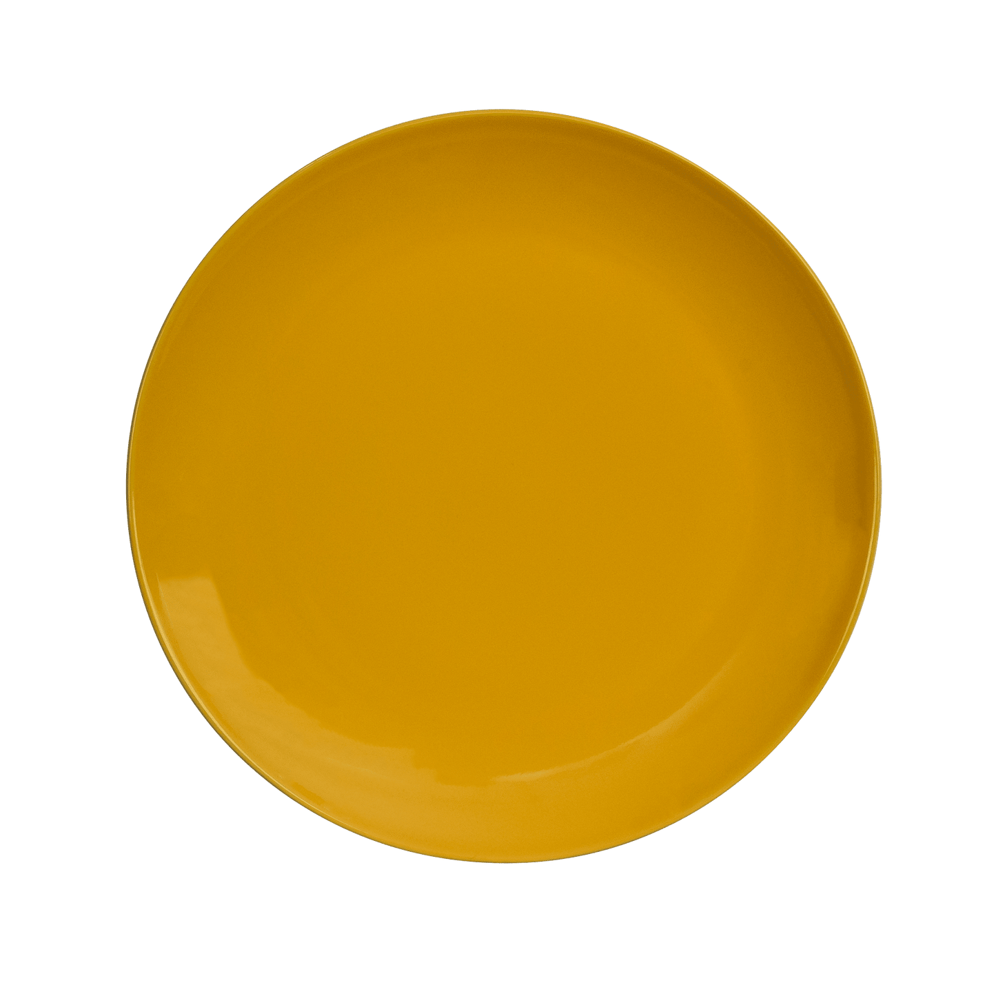 Piatto piano Giallo 28 cm