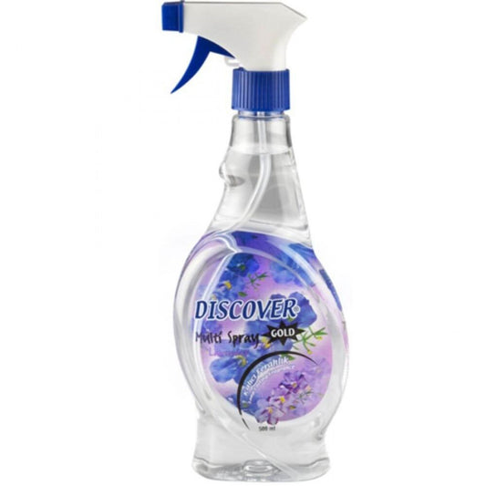 Ambientador Líquido Con Spray DISCOVER Lavanda, 500 Ml