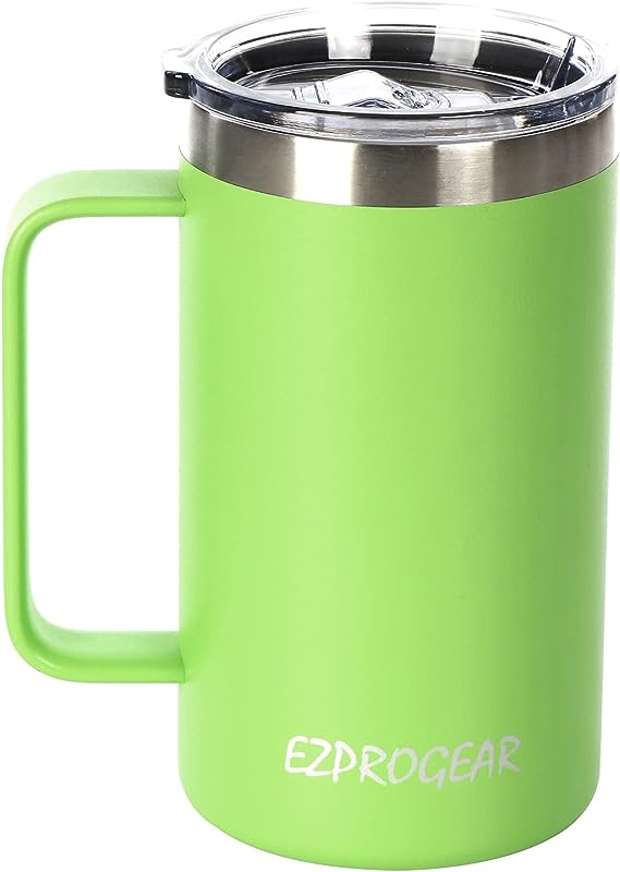 Ezprogear Kaffeebecher, 650 ml, Edelstahl