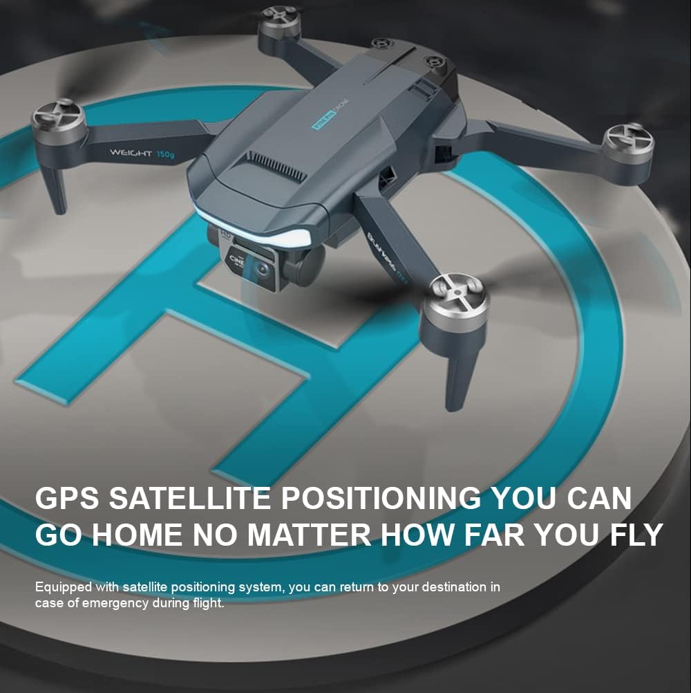 Dronă GPS Lenovo Gleto cu cameră duală 4K pentru adulți, drone profesionale cu motor fără perii, timp de zbor lung de 60 de minute, întoarcere automată acasă, urmăriți-mă, poziționare în flux optic, quadricopter RC pentru începători