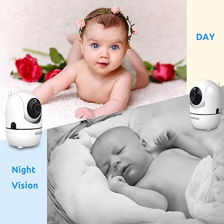 Baby monitor HelloBaby with 2 cameras Baby monitor with cameras and audio Baby monitor with camera and audio