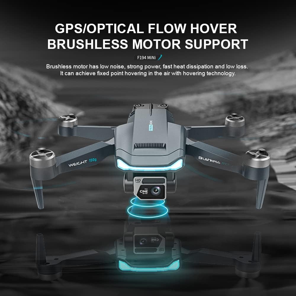 Dronă GPS Lenovo Gleto cu cameră duală 4K pentru adulți, drone profesionale cu motor fără perii, timp de zbor lung de 60 de minute, întoarcere automată acasă, urmăriți-mă, poziționare în flux optic, quadricopter RC pentru începători