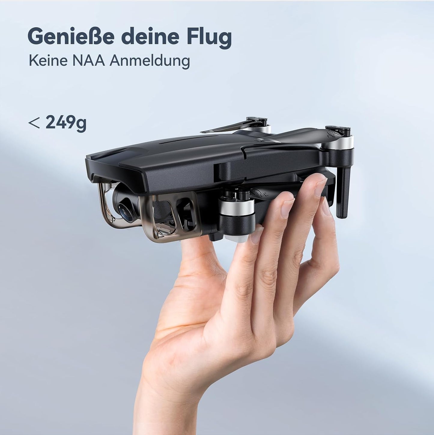 Drone Lenovo Ruko F11MINI con fotocamera 4K, drone inferiore a 250 g, 2 batterie, 60 minuti di volo per principianti e adulti, WiFi 5 GHz, 2,7 K/25 fps FPV Vedio, pieghevole, ritorno automatico GPS, seguimi, waypoint