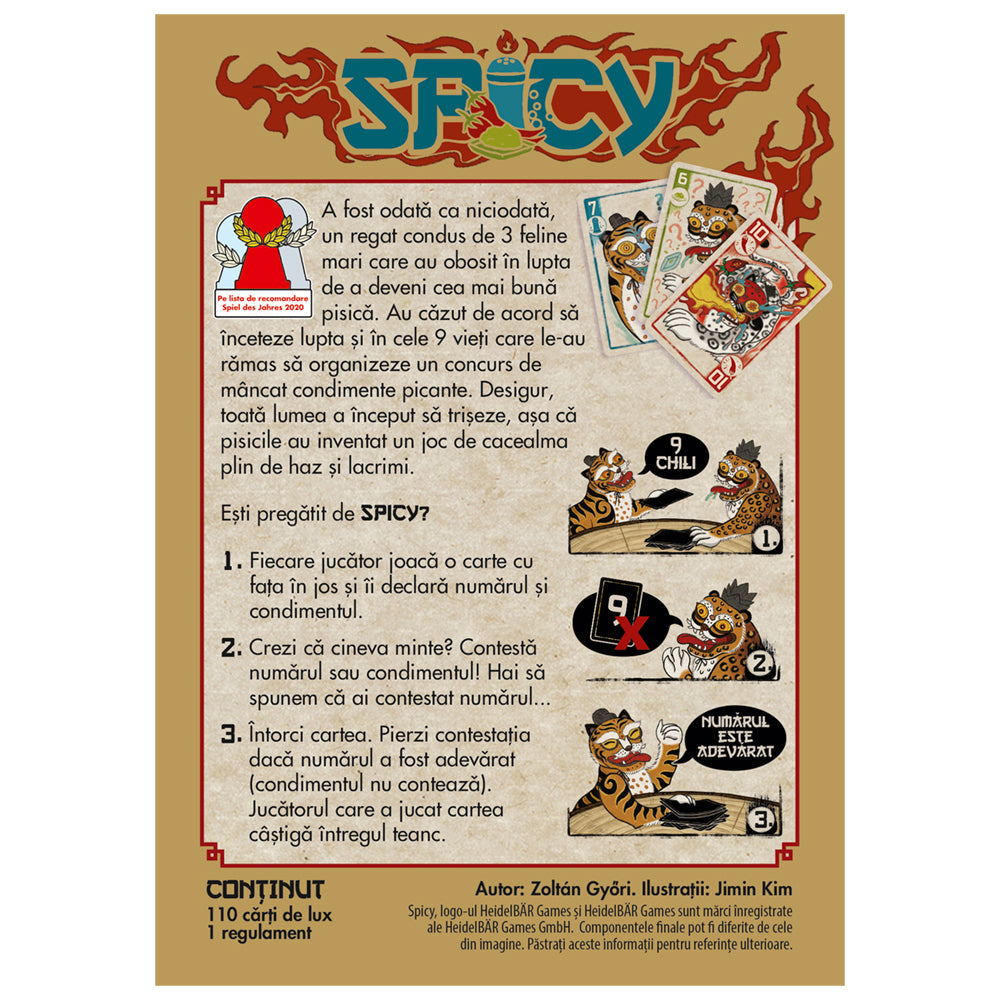 Spicy RO - juego de fiesta