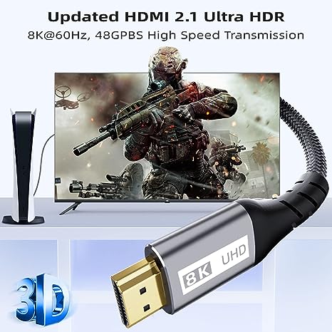 Guardian HDMI 2.1 cable, 8K, 4.5M, 48Gbps