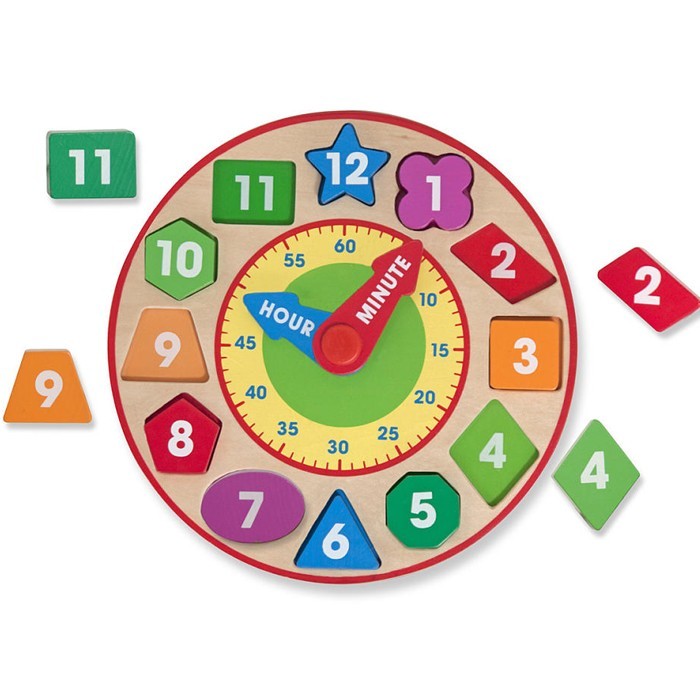 Melissa and Doug Shape Sorter Clock