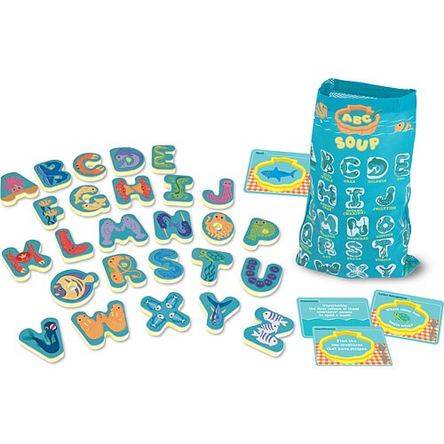 Game in English Melissa and Doug letter soup