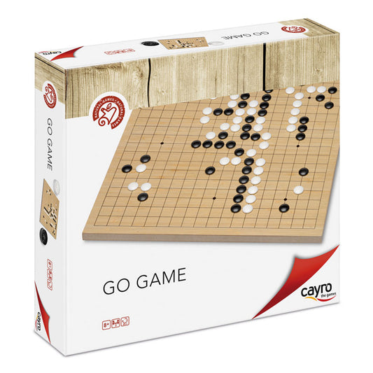 Go strategy game, wooden board, Cayro