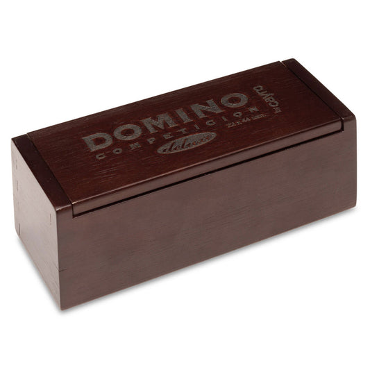 Domino Classic Premium game, in wooden box, 28 pieces with metal insert, Cayro