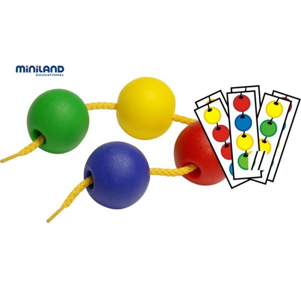 Miniland stringing balls 2.5 cm