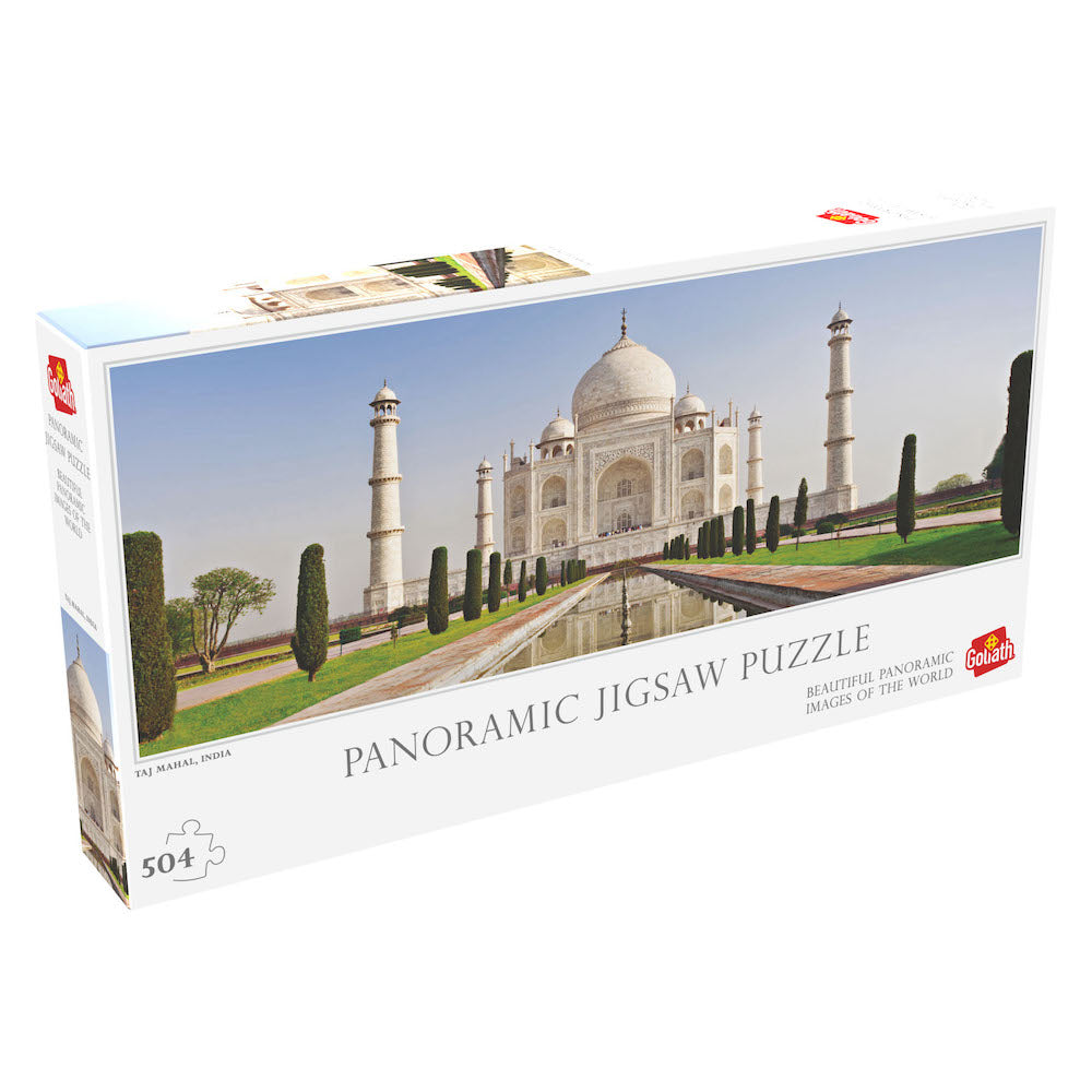 Puzzle panorámico - Taj Mahal de la India, 504 piezas - Goliat