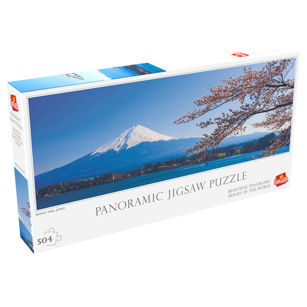 Panoramic Puzzle - Volcanic Mount Fuji in Japan, 504 pieces - Goliath