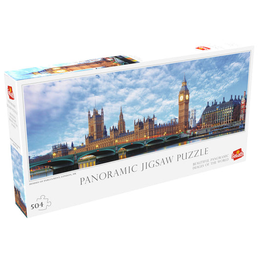 Panoráma puzzle - Londoni Parlament, 504 darab - Góliát