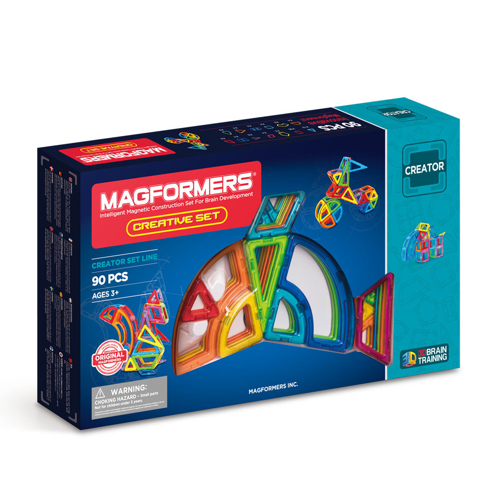 Magnetic construction game Magformers Creative Set - Creative, 90 pieces