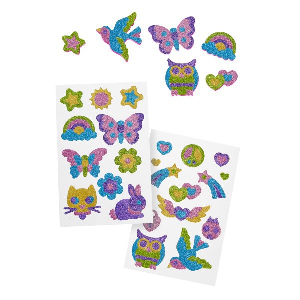 Set creativo di adesivi con glitter Amicizia - Melissa e Doug