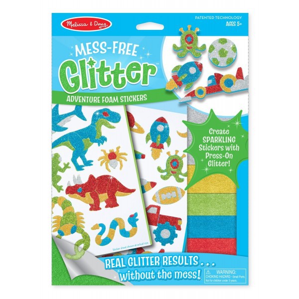 Set per la creazione di adesivi glitterati Melissa e Doug Adventures