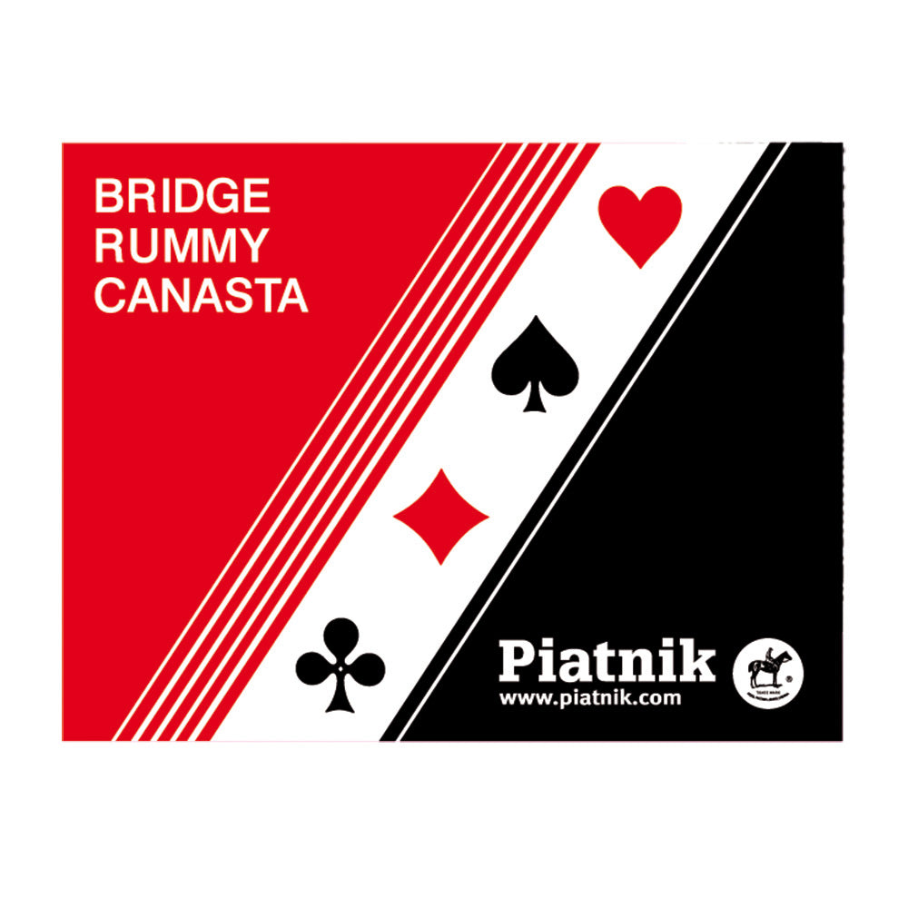 Juego de cartas Poker, Bridge, Canasta, 2 paquetes - Piatnik