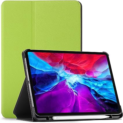 Custodia FC per Apple iPad Pro 12.9 con portapenne, verde 