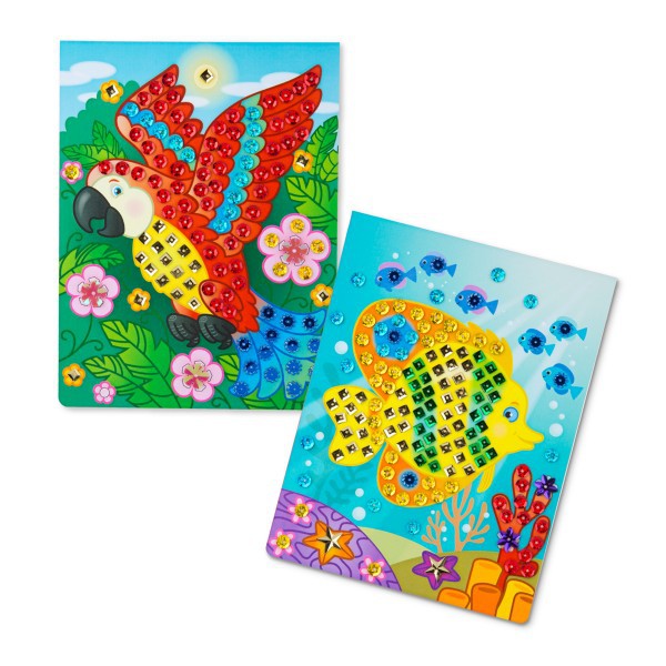 Creation set with sequins Animals