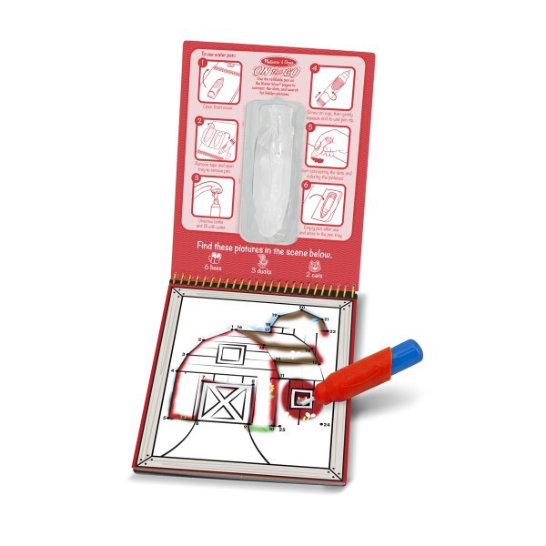 Magic Water Connect the Dots Melissa and Doug notebook