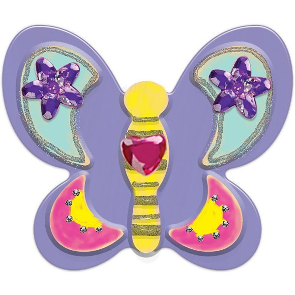 Magnetic wooden butterflies creation set