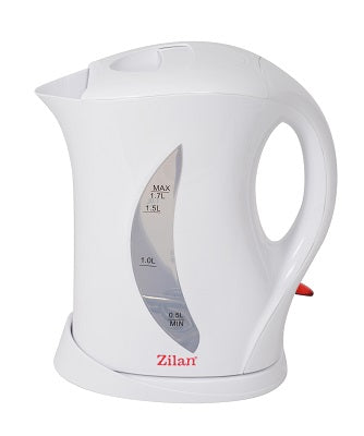 Elektrischer Becher ZILAN White ZLN-8496, Fassungsvermögen 1,7 l, Leistung 1850–2200 W