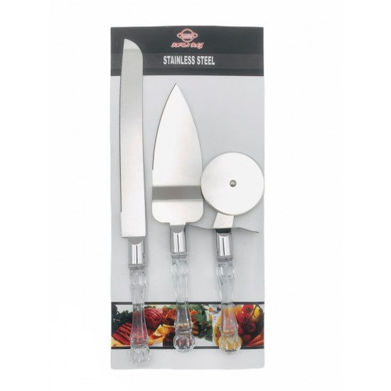 CAKE SET, PALETTE, KNIFE, PIZZA A06263