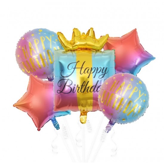 PARTY BALLOONS 6 PCS A13475