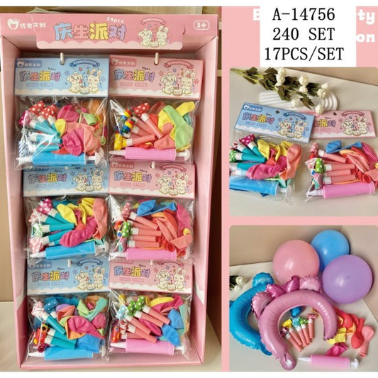 SET PARTY 17 PCS A14756