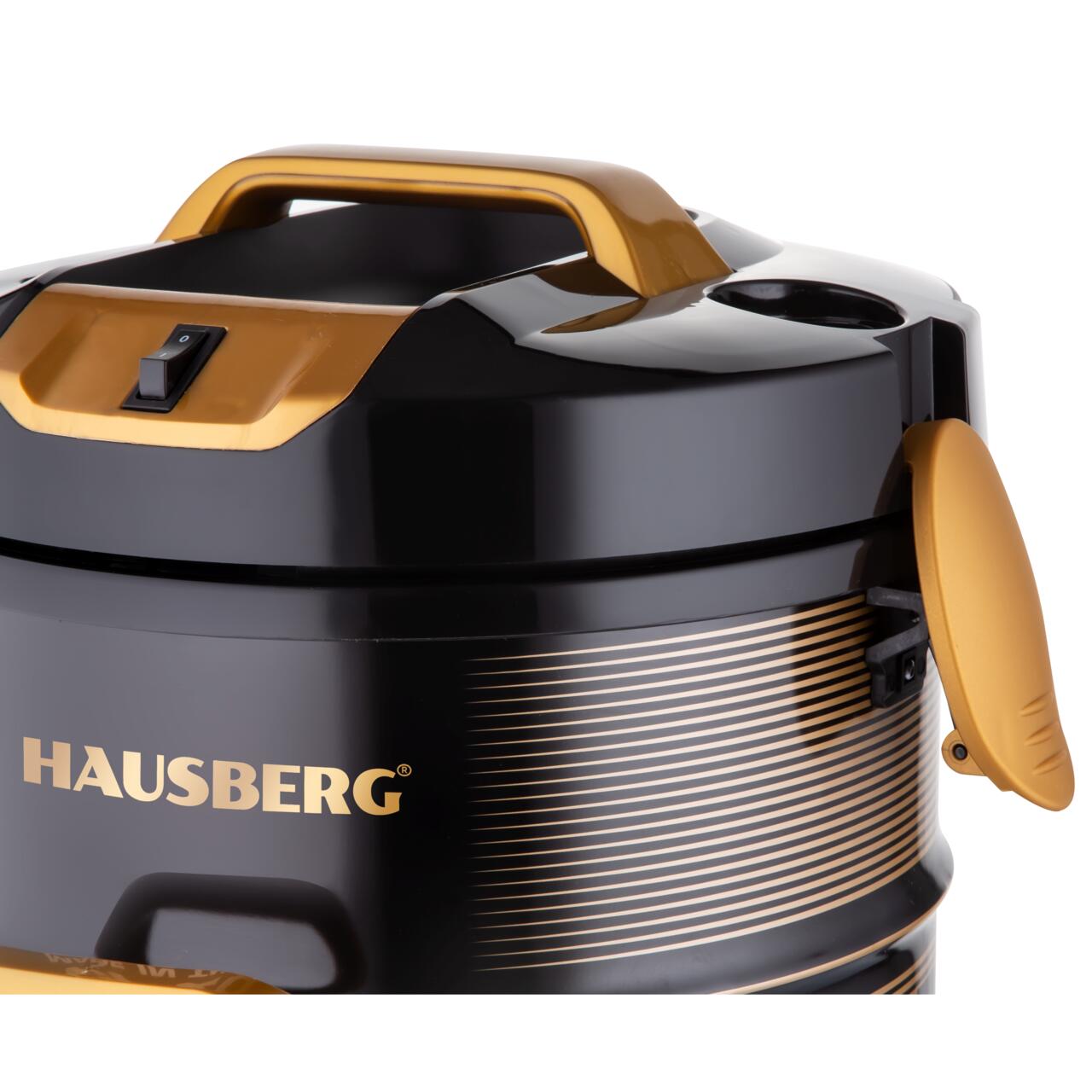 Turbo Power Vacuum Cleaner Hausberg HB-2835AU, Power 2000-2400W, Capacity 21L, Noise Level 76dB, Washable Filter, Metal Case