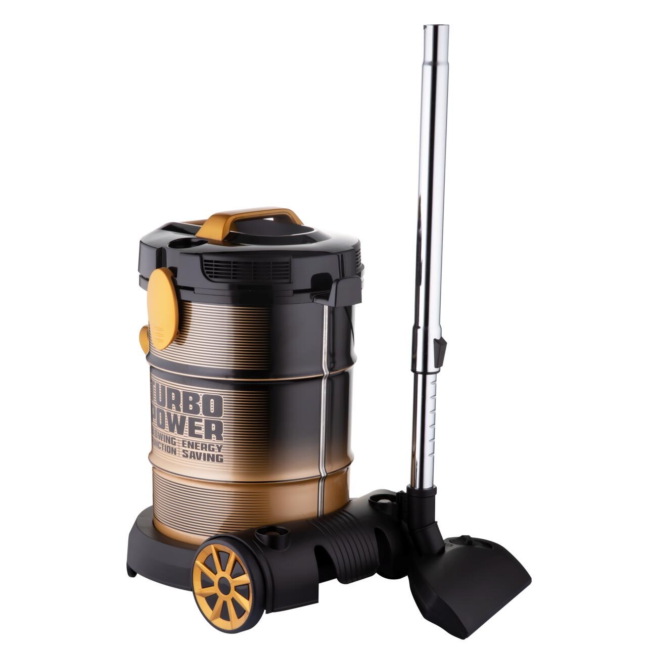 Turbo Power Vacuum Cleaner Hausberg HB-2835AU, Power 2000-2400W, Capacity 21L, Noise Level 76dB, Washable Filter, Metal Case