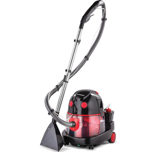 Hausberg HB-2885 water-filtering vacuum cleaner, Power 2200-2400W, Capacity 20L, Noise Level 85dB, Washable Filter, Red/Black