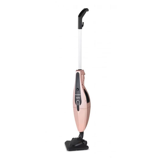 Aspirador vertical 2 en 1 Hausberg Alpha HB-2825RG, Potencia 800W, Sin bolsa, 2 L de capacidad, Rosa/Oro