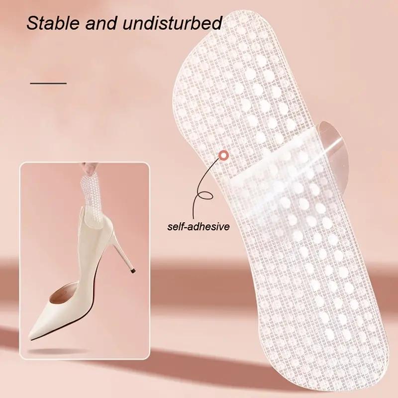 Adesivi per tallone in silicone Impugnature per tallone per donna Uomo Cuscini antiscivolo per tallone Inserti antiscivolo Cuscinetti Protezione per la cura del piede