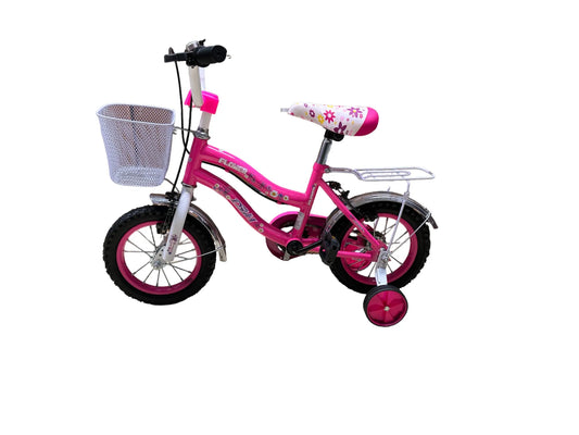 CARAIMAN Fahrrad, 12 W Pink, für Mädchen, 12 Zoll Räder, 3–5 Jahre