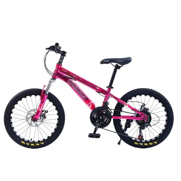 CARAIMAN Bicycle, 20CR, 20 inch, Steel Frame, Disc Brakes, Pink