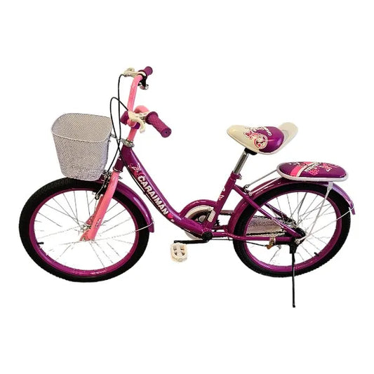 Bicicleta CARAIMAN 20G, Morada, Ruedas de 20 pulgadas, Para edades de 6 a 11 años