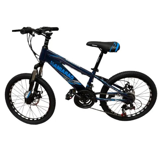 Bicicleta CARAIMAN 20MLD Nuevo Modelo, Azul-Indigo, con Freno de Disco, 21 velocidades