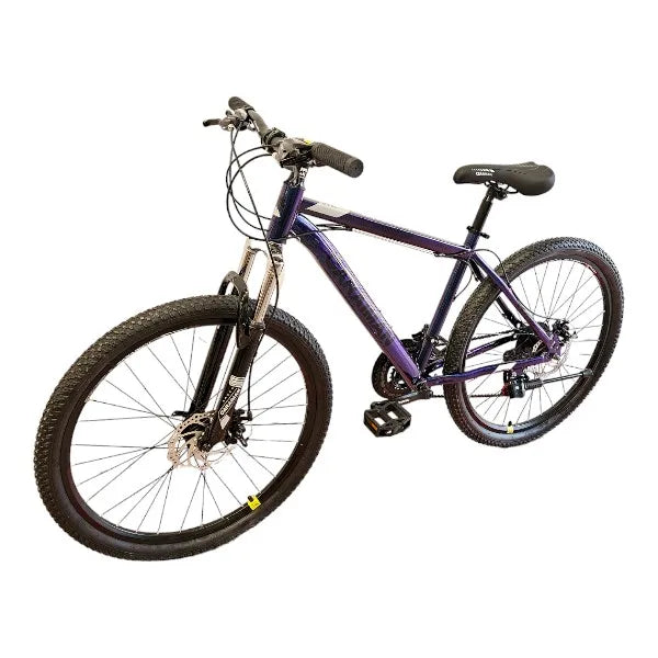 Bicicleta CARAIMAN, 24MLD, Camaleón Azul-Púrpura, 24 Pulgadas, Cuadro de Acero, Frenos de Disco, 21 Velocidades