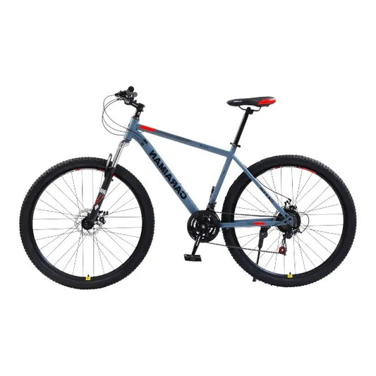 Bicicleta CARAIMAN, 24MLD, Azul, 24 Pulgadas, Cuadro de Acero, Frenos de Disco, 21 Velocidades