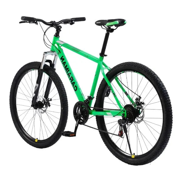 Bicicleta CARAIMAN, 26MLD, Verde, 26 pulgadas, Cuadro de Acero, Frenos de Disco, 21 Velocidades